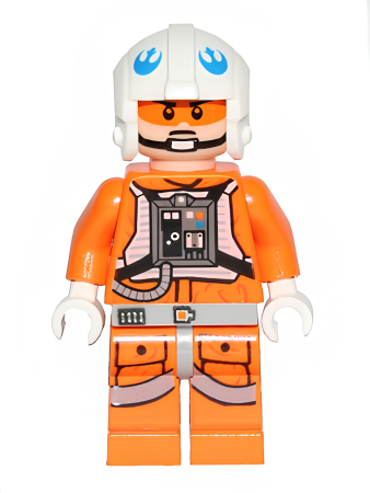 Минифигурка Lego Star Wars Snowspeeder Pilot - White Helmet sw0458